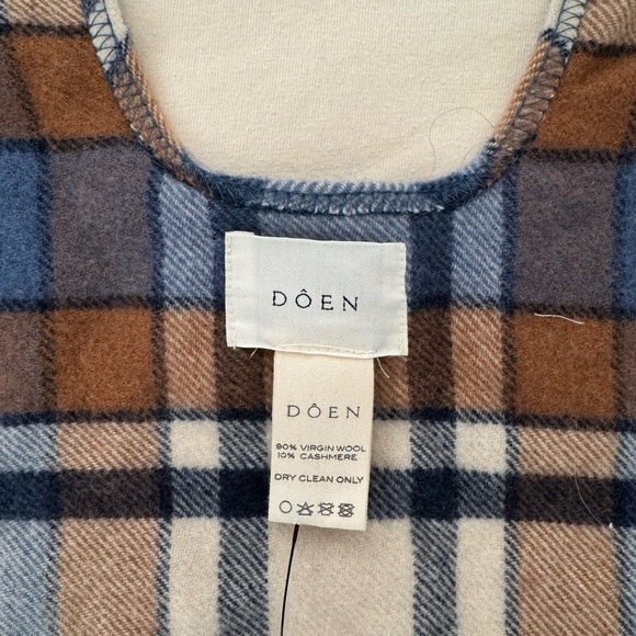 Doen Ember wrap in Saint Moritz Plaid Sz S - Picture 8 of 10
